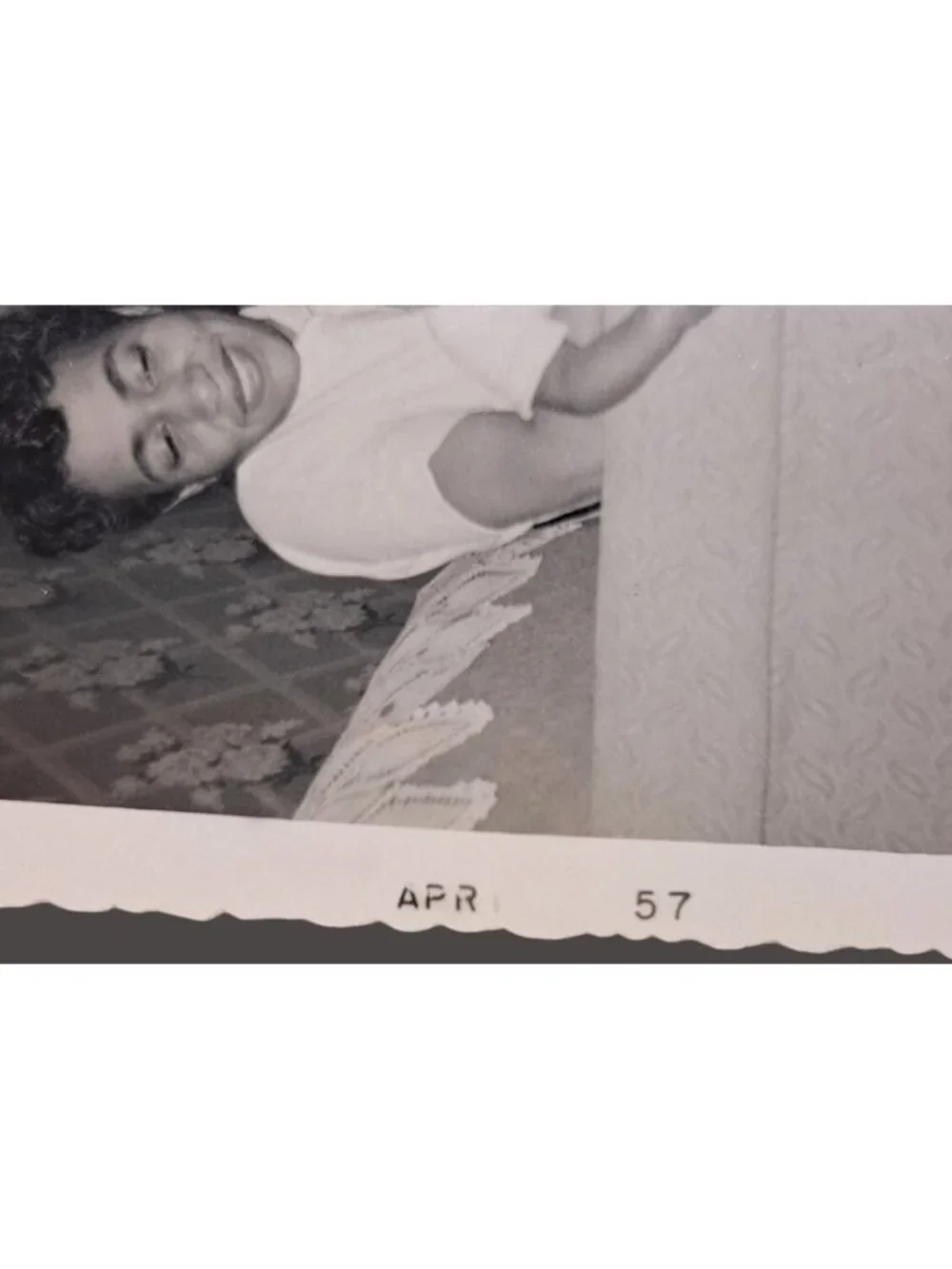 Vintage Black White Family Photo April 1957 African American Mother Son Daughter - Picture 2 of 8